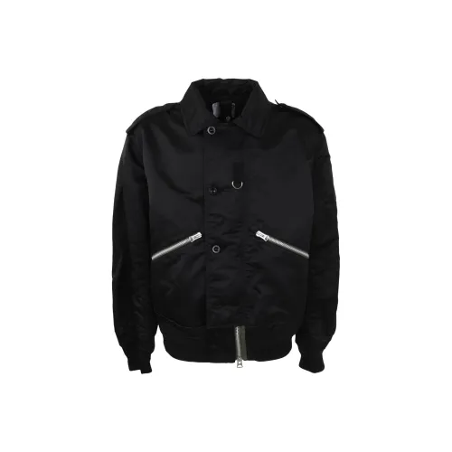 Sacai Jackets Men Black