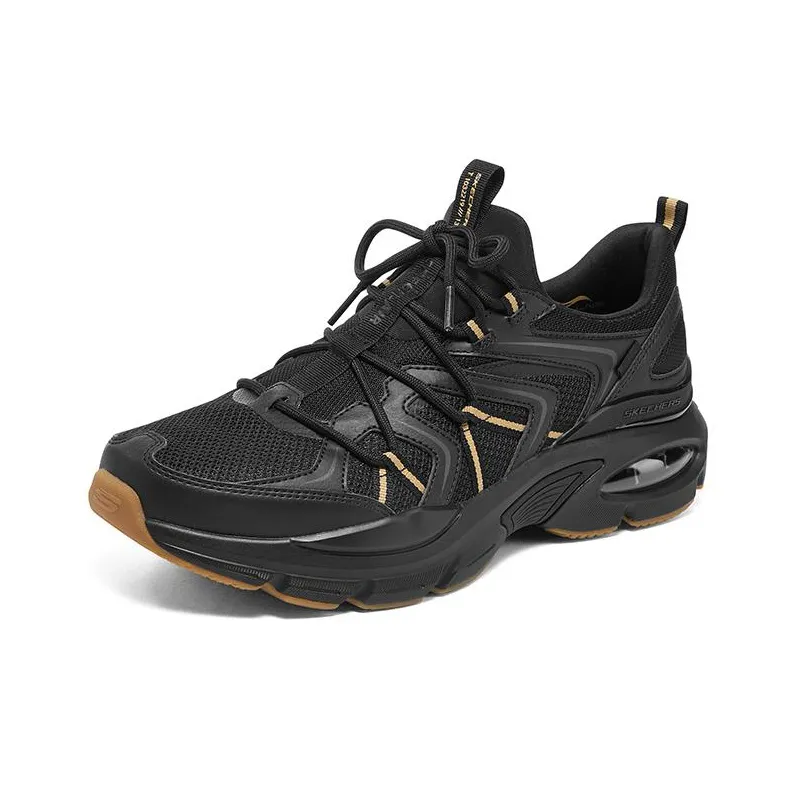 Skechers Water Fir Cushioning Anti Slip And Wear Resistant Low Top Casual Shoes Men's Black-2