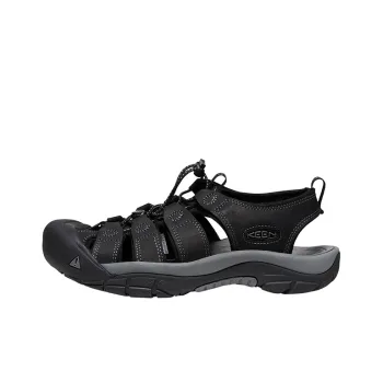 KEEN NEWPORT Abrasion Resistant Beach Sandals Men's Black/Gray