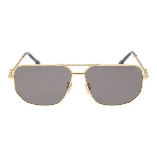 FRED Metal Aviator Sunglasses Unisex Gold