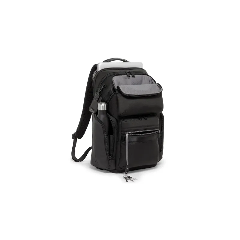 TUMI Nylon Backpack Men's Black-3