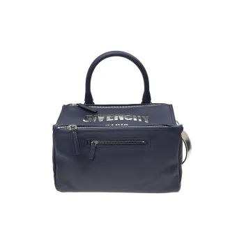 GIVENCHY Pandora Calfskin Shoulder Bag Crossbody Bag Handbag Women's Blue