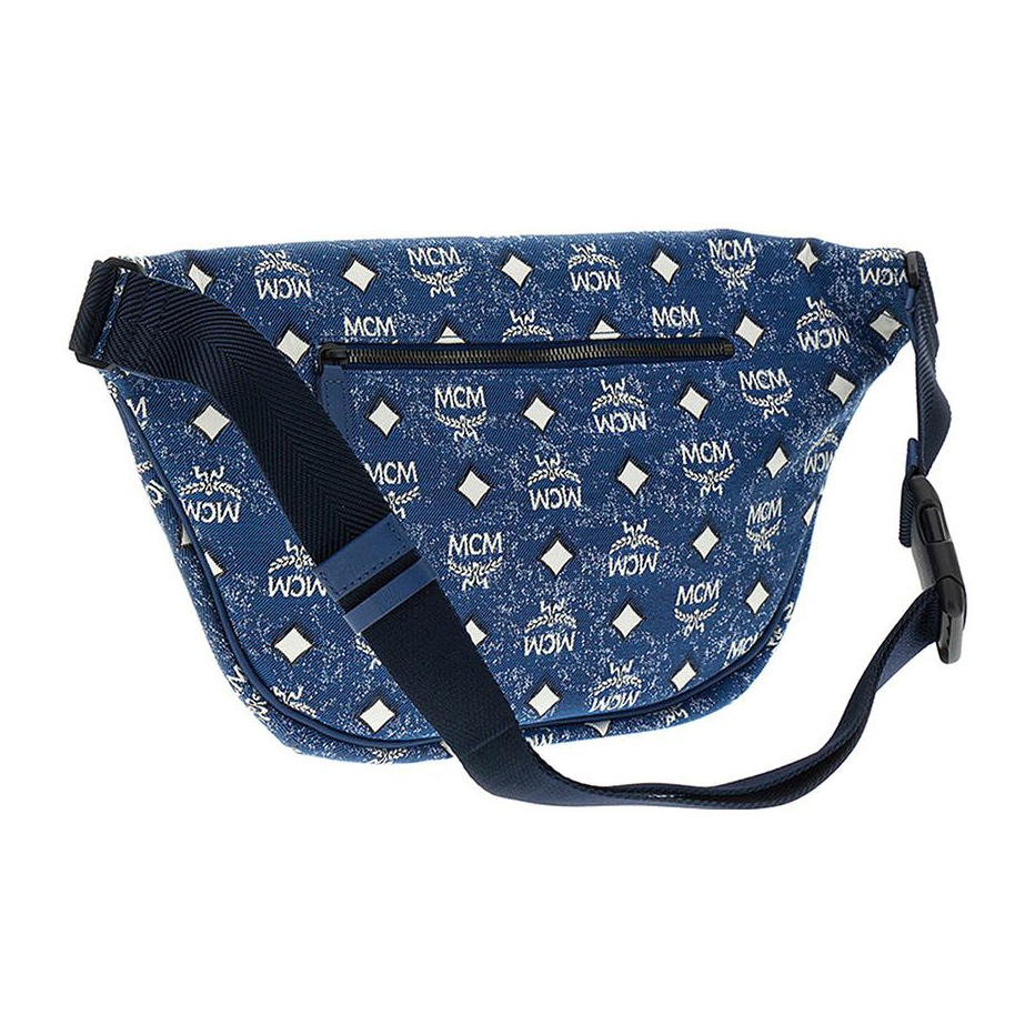 Mcm fanny pack blue hotsell