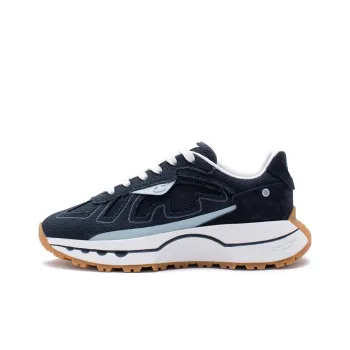 Champion Anti Slip Wear Resistant Low Top Running Shoes Women's Dark Blue