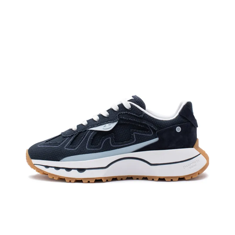 Champion Anti Slip Wear Resistant Low Top Running Shoes Women's Dark Blue-0