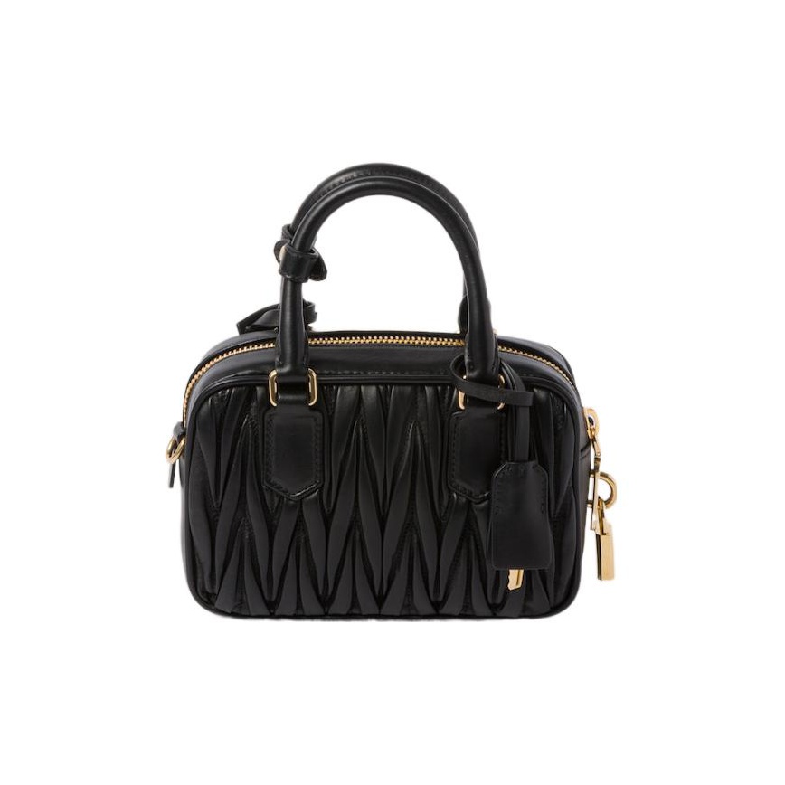 MIU MIU Arcadie Collection Matelassé Soft Sheep Leather