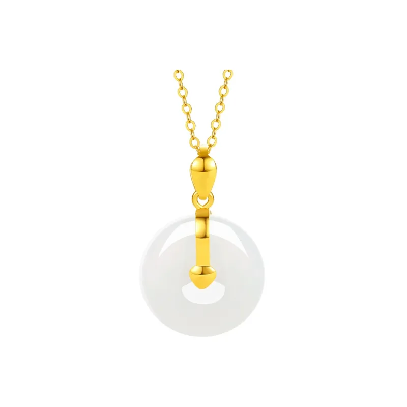 ZHOU LIU FU Pendants White Jade Women's-1