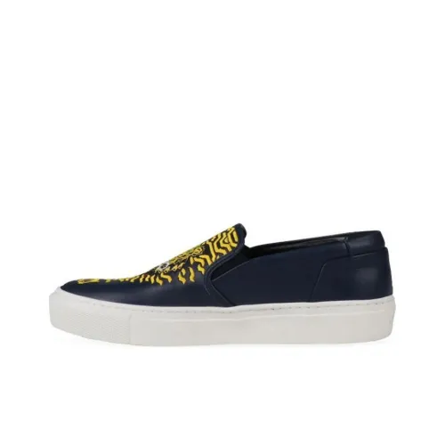 KENZO Skateboard Shoes Women's Low-Top Dark Blue