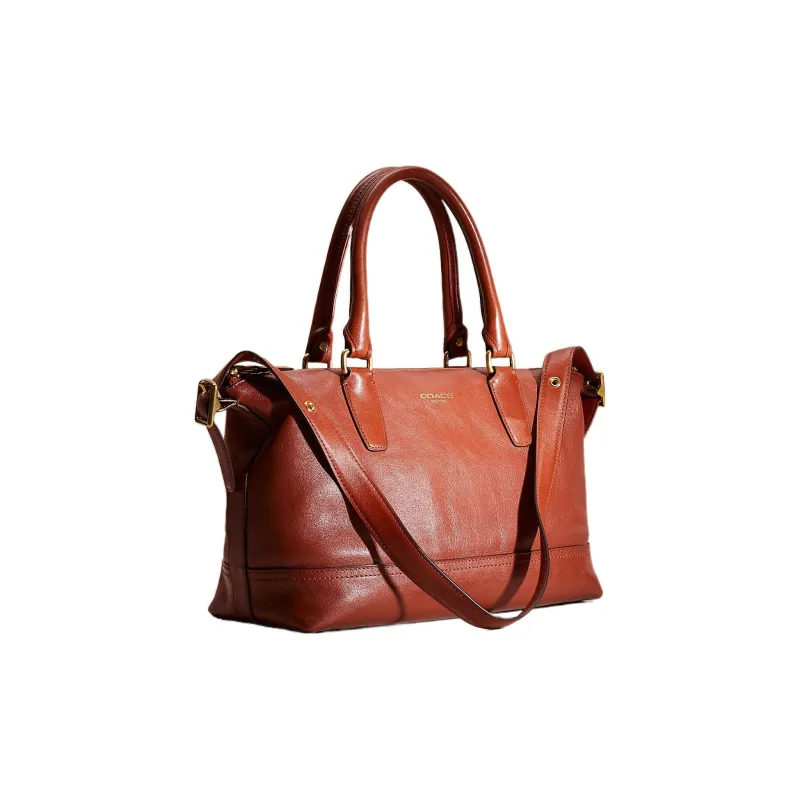 COACH Molly Leather Briefcases Handbags Women's Brown-1