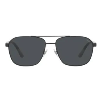 Polo Ralph Lauren Plastic Aviator Sunglasses Men's Black