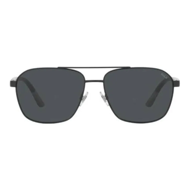 Polo Ralph Lauren Plastic Aviator Sunglasses Men's Black-0