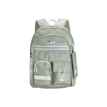 FILA Fabric Laptop Backpack Small Size Men's Sand Green