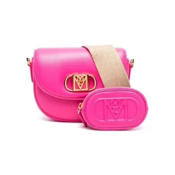 MCM Mode Travia Sheepskin Crescent Bag, Combo Bag, Shoulder Bag, Crossbody Bag Mini Women's Purple