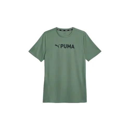 PUMA Fit Ultrabreathe T-Shirts Men Light Green Gray