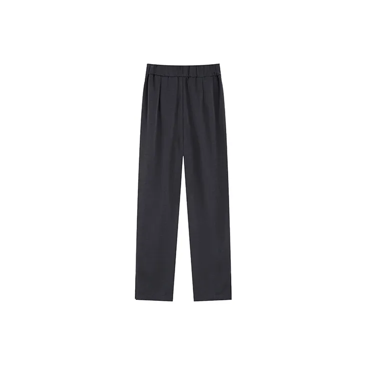 MINCOCROSEPEPPAR Casual Pants Women's Gray Regular Edition-1