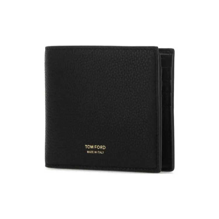 TOM FORD Leather Wallet Men's Black-1