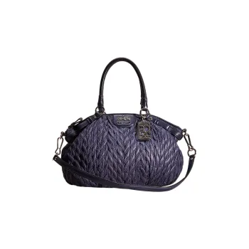 COACH Madison Nylon Hobo Bag Handbag Shoulder Bag Large Size Women's Purple