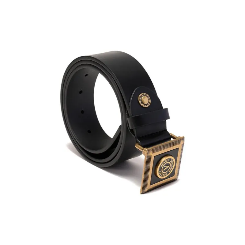 VERSACE JEANS COUTURE Logo plaque Leather Belt-1