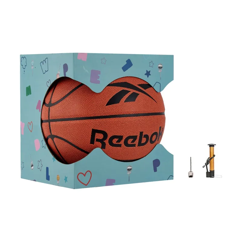 Reebok PU Basketball Brown Size 7 Training Match Unisex-5