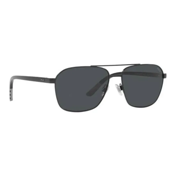 Polo Ralph Lauren Plastic Aviator Sunglasses Men's Black-1