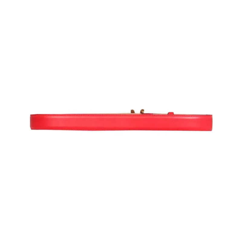 MOSCHINO Logo Leather Belt-1