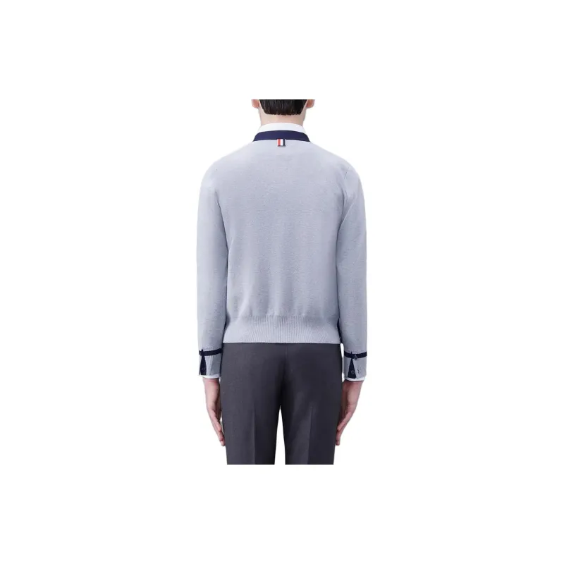 THOM BROWNE Sweaters Men Light Gray-1