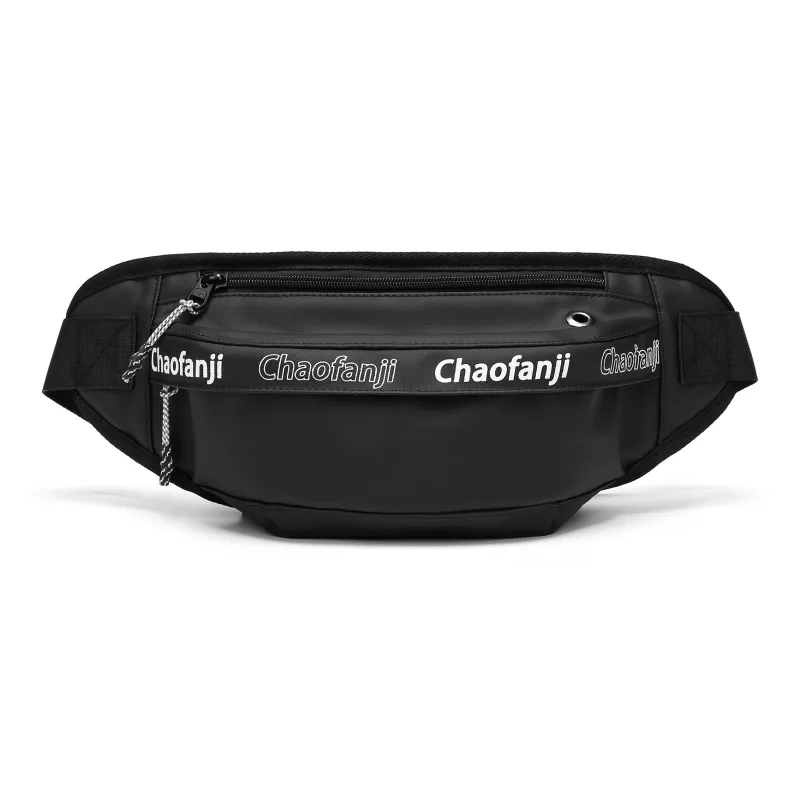 CHAOFANJI Membrana Dermalis Sling Bag, Shoulder Bag, Crossbody Bag, Fanny Pack Regular Unisex White/Black-3