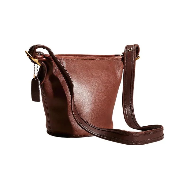 COACH Maggie Glove Tanning Shoulder Bag Crossbody Bag Medium Size Women's Brown-1