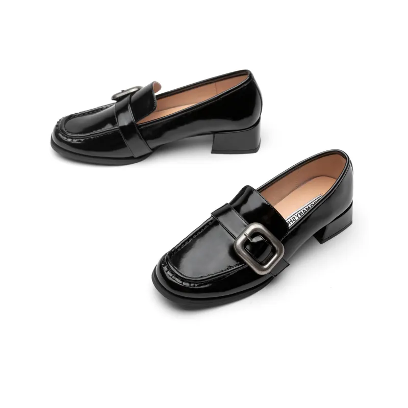 TOOMANYSHOES Jazz Lounge Loafers Women's Black-1