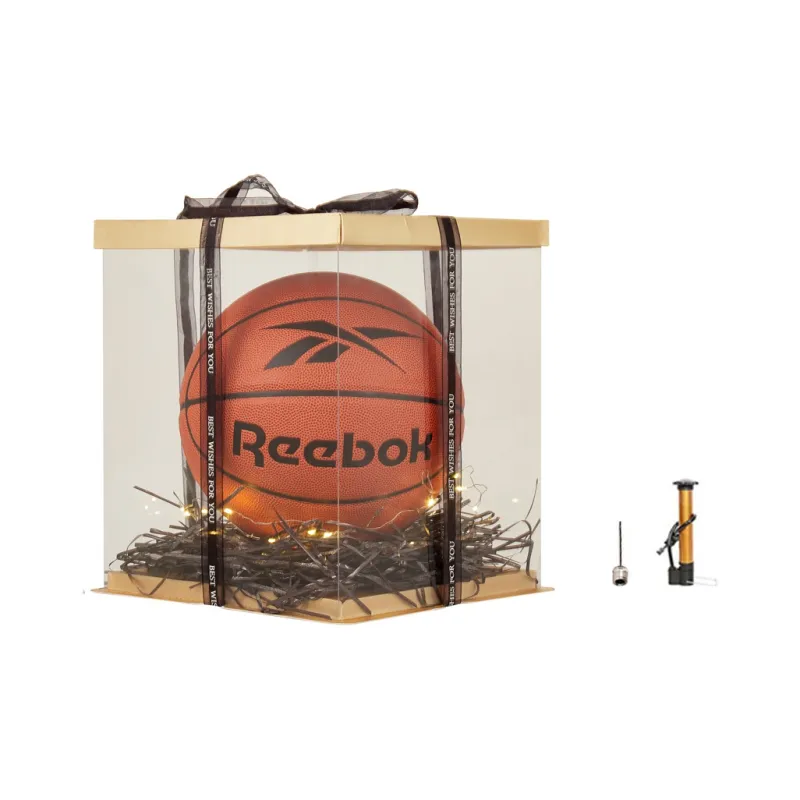 Reebok PU Basketball Brown Size 7 Training Match Unisex-8