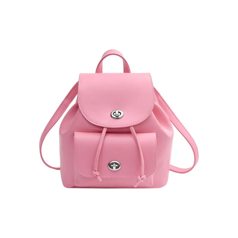 NOMK PU Chain Bag, Crossbody Bag, Shoulder Bag, Small Square Bag, Backpack Regular Women's Silver-12