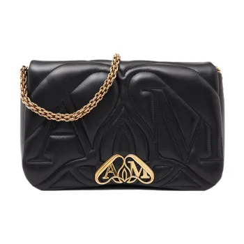 Alexander McQueen Sheepskin Crossbody Bag, Shoulder Bag Women's Black