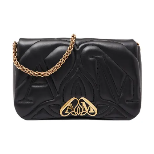 Alexander McQueen Sheepskin Crossbody Bag, Shoulder Bag Women's Black