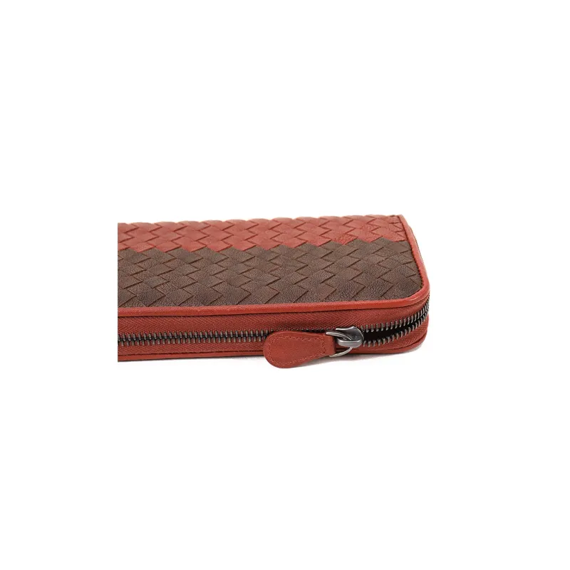 Bottega Veneta Leather Long Zip Closure Wallets Regular Men's Multicolor-5