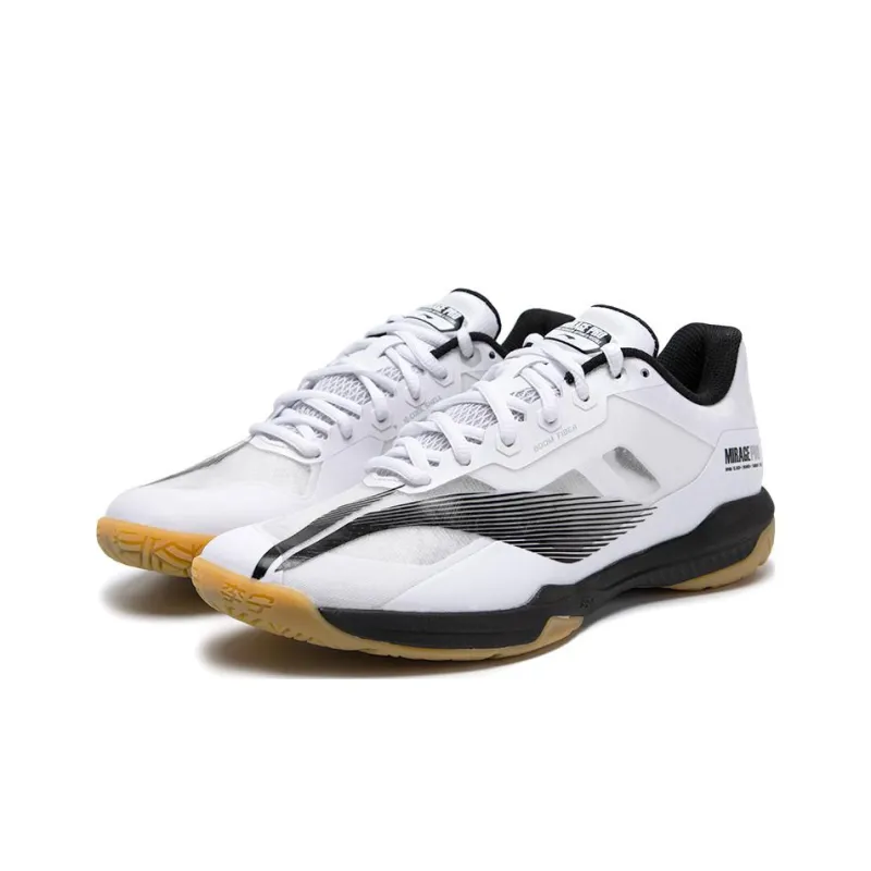 LiNing Shadow Speed Pro Anti-Slip Wear-Resistant Low-Top Badminton Shoes Unisex Black White-2