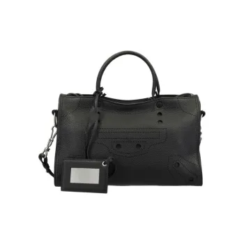 Balenciaga Neo Classic Cow Leather Biker Bag Shoulder Bag Crossbody Bag Handbag Small Size Women's Black
