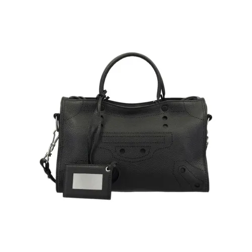 Balenciaga Neo Classic Cow Leather Biker Bag Shoulder Bag Crossbody Bag Handbag Small Size Women's Black