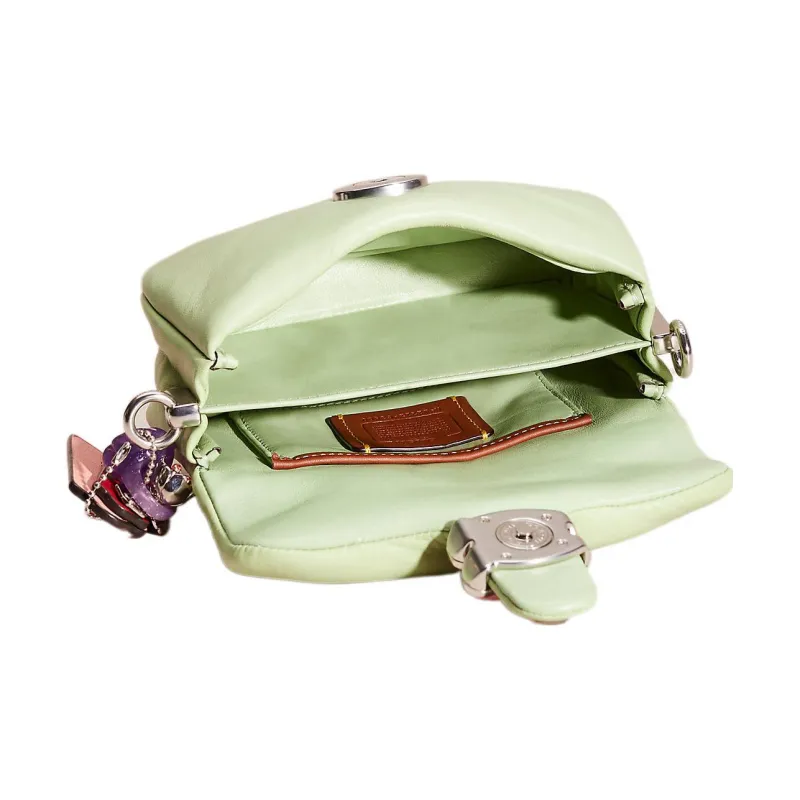 COACH Pillow Leather Dumpling Bag Handbag, Shoulder Bag Regular Women's Grass Green-2