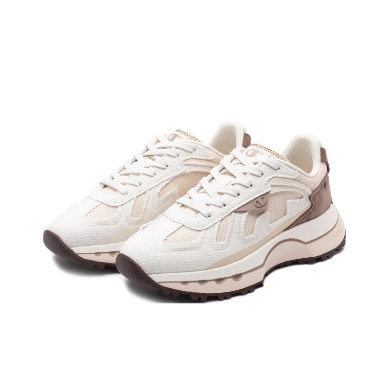 Champion Anti Slip Wear Resistant Low Top Running Shoes Women's Light Khaki-2