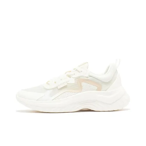 361° Slip Resistant, Abrasion Resistant, Breathable Low Top Running Shoes Women's Ecru