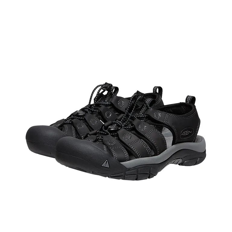 KEEN Newport Anti Slip Wear Resistant Beach Sandals Men's Black/Gray-2