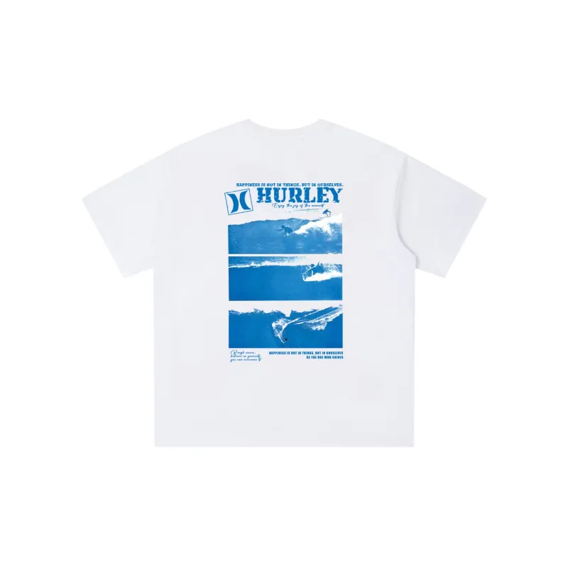 Hurley T-Shirts Unisex White-1