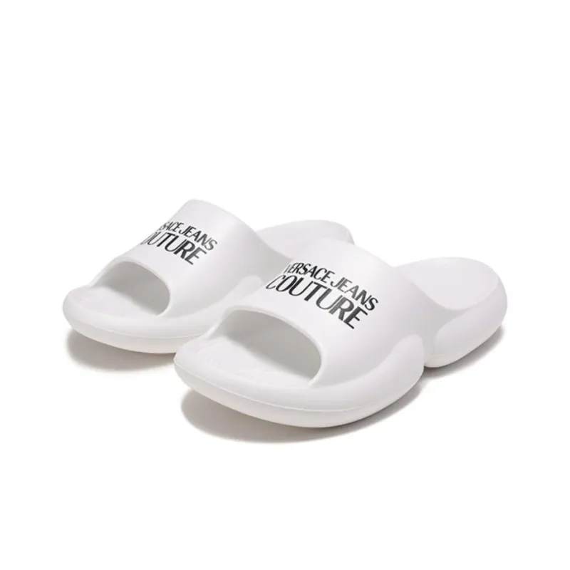 VERSACE JEANS Slide Slippers Women's White-2