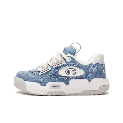 Champion Skateboard Shoes Women's Low Top Blue/White