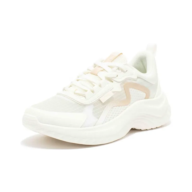 361° Slip Resistant, Abrasion Resistant, Breathable Low Top Running Shoes Women's Ecru-1