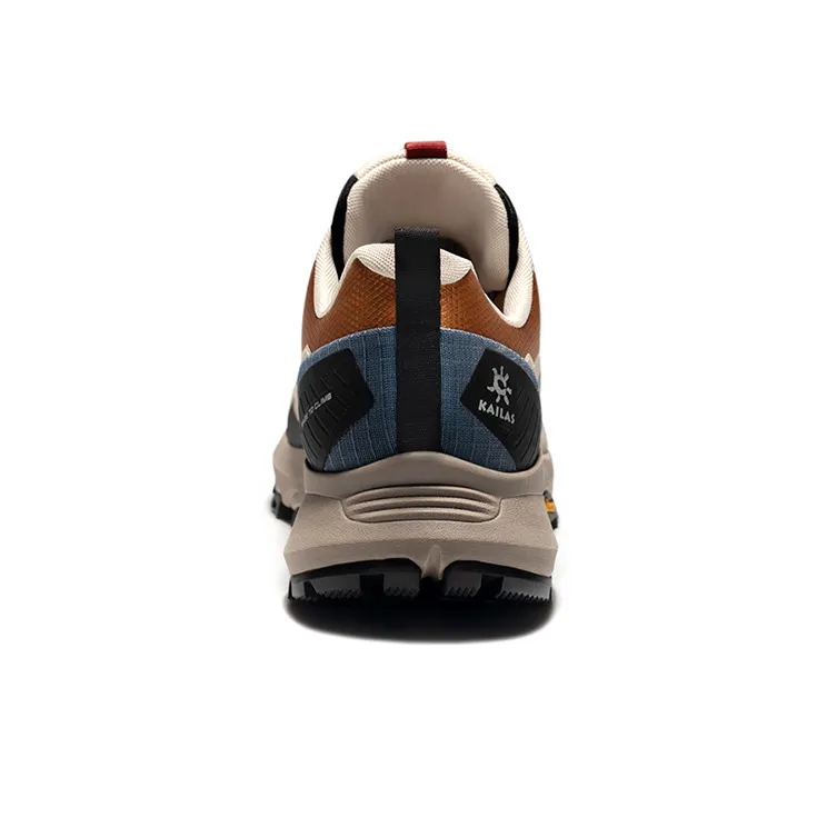 KAILAS Breathable And Wear resistant Low Top Mountaineering Hiking Shoes Men's Light Khaki-3