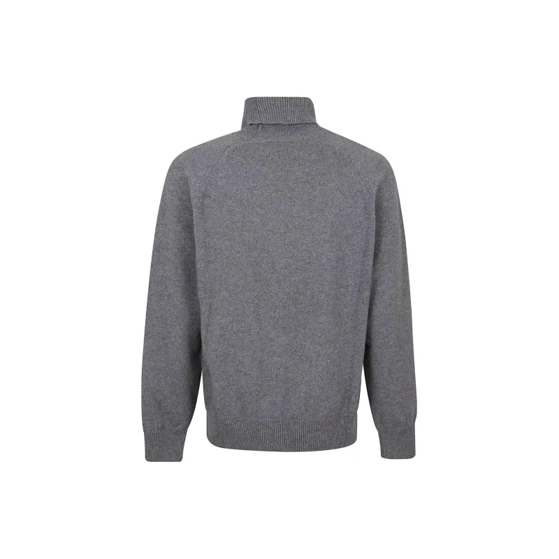 KENZO Boke Flower Embroidered Roll Neck Knit Jumper-1