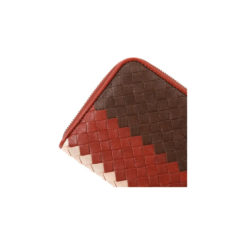 Bottega Veneta Leather Long Zip Closure Wallets Regular Men's Multicolor-6
