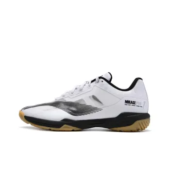 LiNing Shadow Speed Pro Anti Slip Wear Resistant Low Top Badminton Shoes Unisex Black White