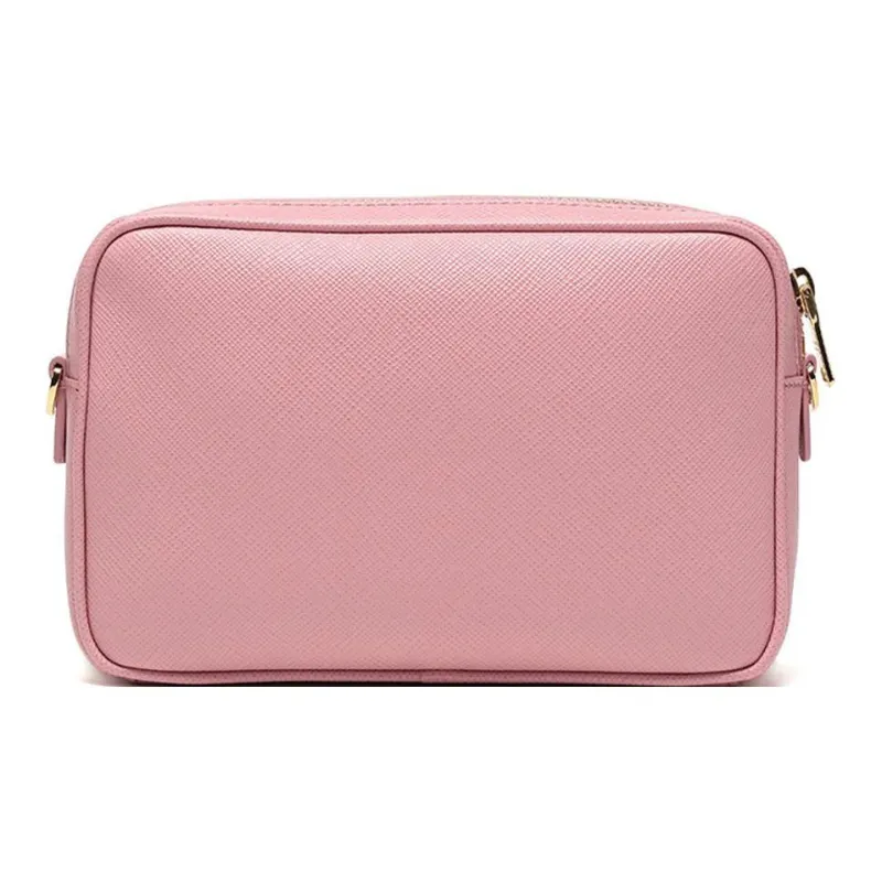 PRADA Cow Leather Small Square Bag Crossbody Bag Shoulder Bag Women's Light Pink-2
